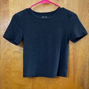 FLX Black Cropped T-Shirt